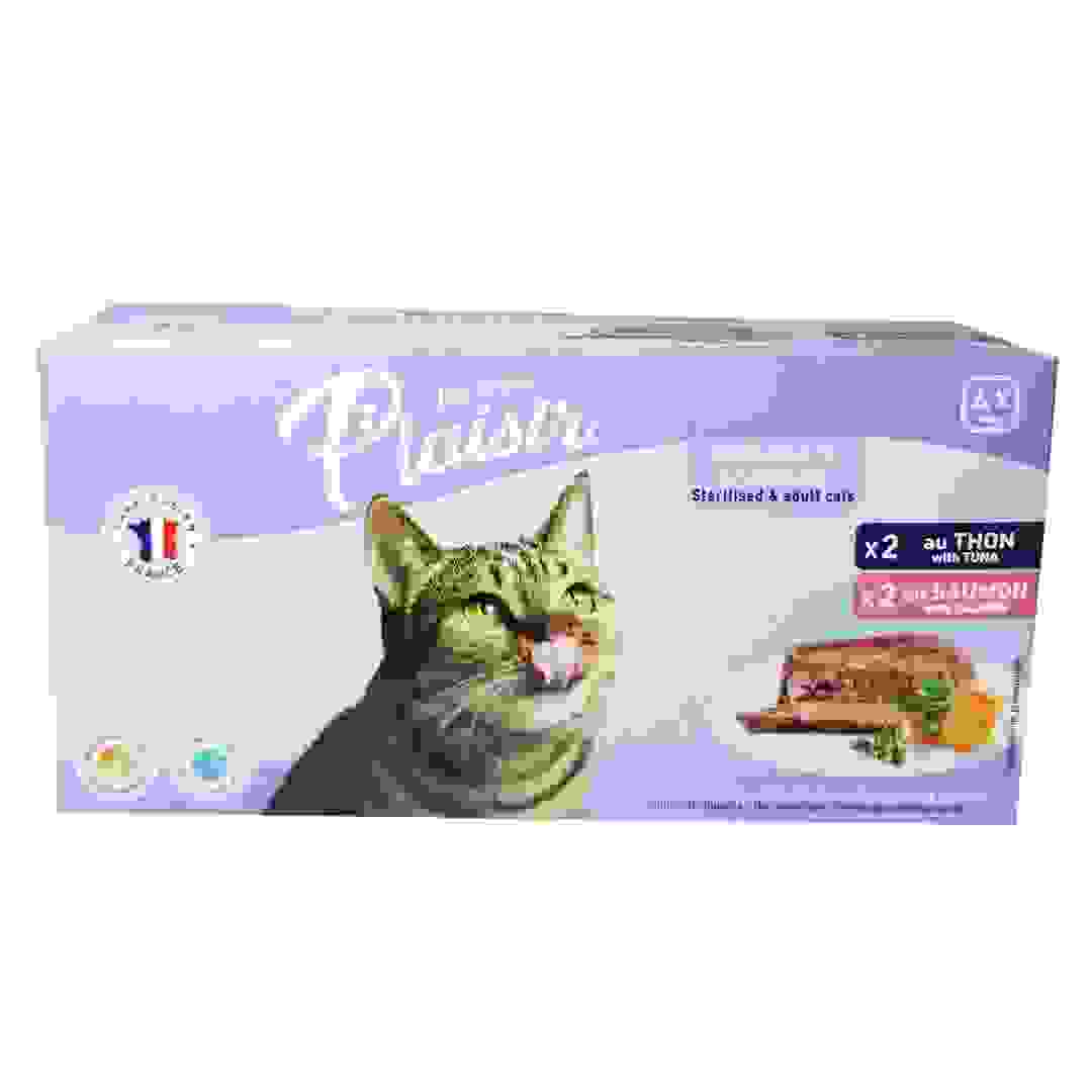Les Repas Plaisir Cat Paté Box (Tuna & Salmon, Sterilized & Adult Cats, 4 x 100 g)