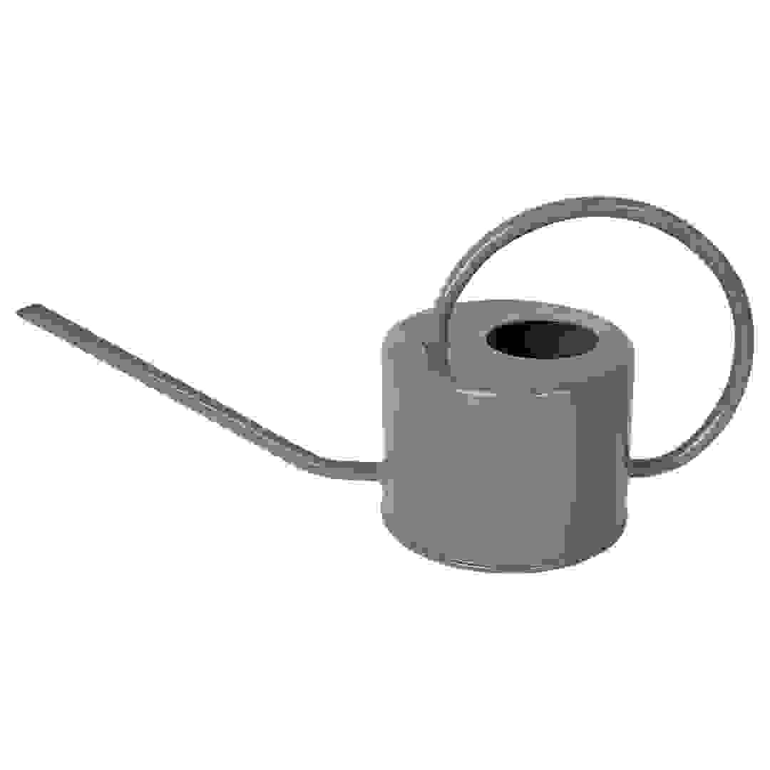 GoodHome Steel Watering Can (1 L, Driftwood Gray)