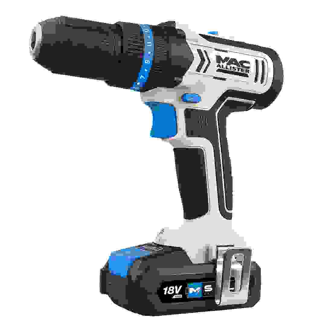 مثقاب كومبي لاسلكي مع بطاريات وشاحن ماك أليستر MCD18-Li-2 (18 فولت)