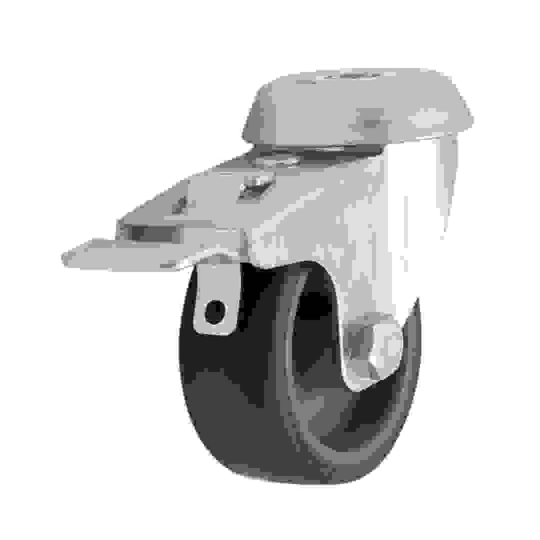 Braked Light Duty Swivel Castor, WC60 (50 mm, 30 kg)
