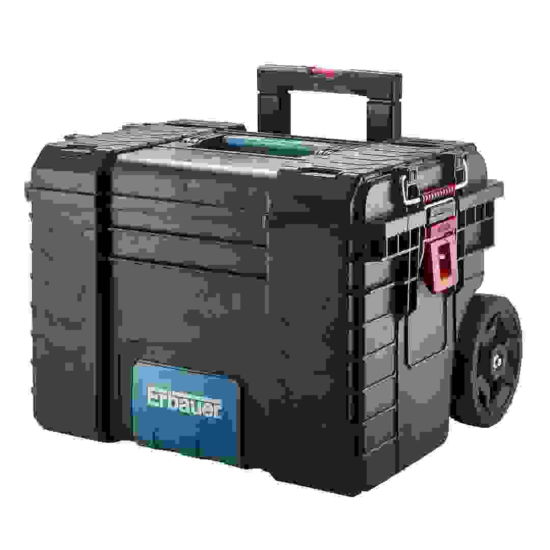 صندوق عدة نموذجي من البولي بروبيلين بعجلات إرباور كونيكس (46 × 56 × 48 سم)