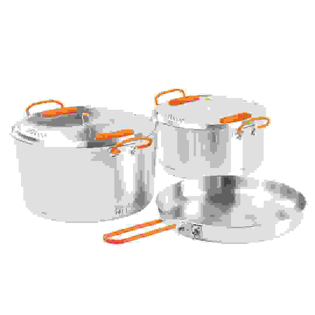 GSI Glacier Base Camper Stainless Steel Cook Set (Large)