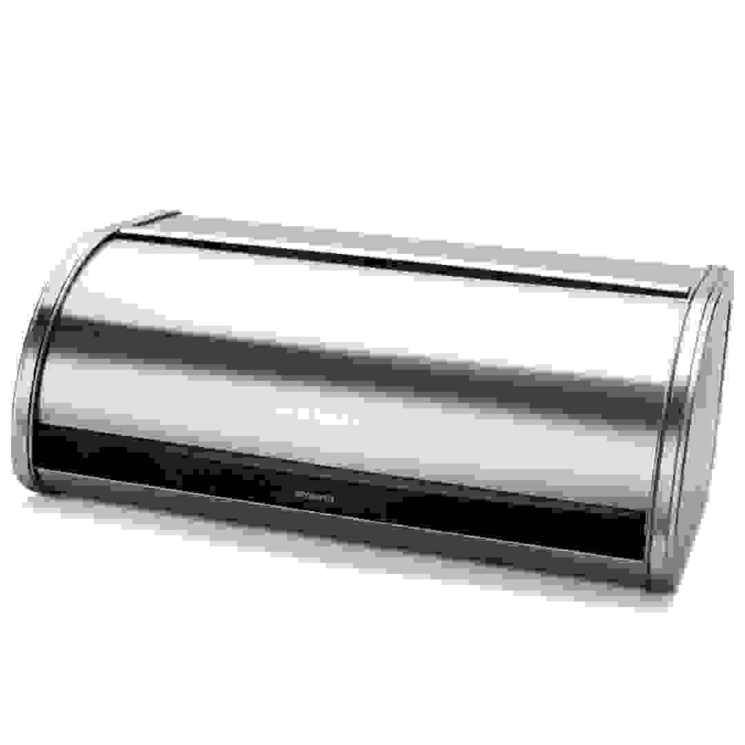 صندوق خبز بسطح دوار (32 × 17 × 27 سم، فضي)