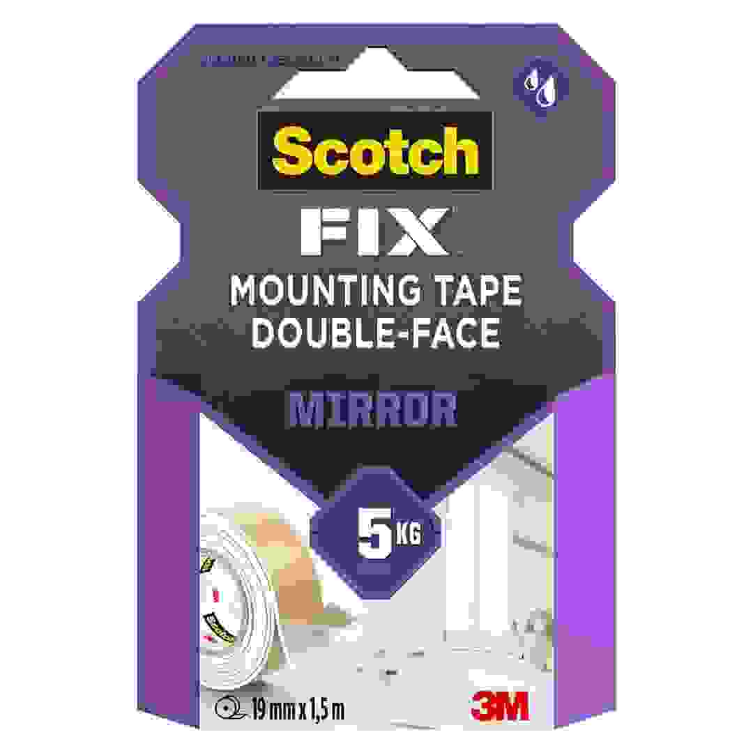 Scotch Fix Double-Face Mirror Mounting Tape (19 mm x 1.5 m)