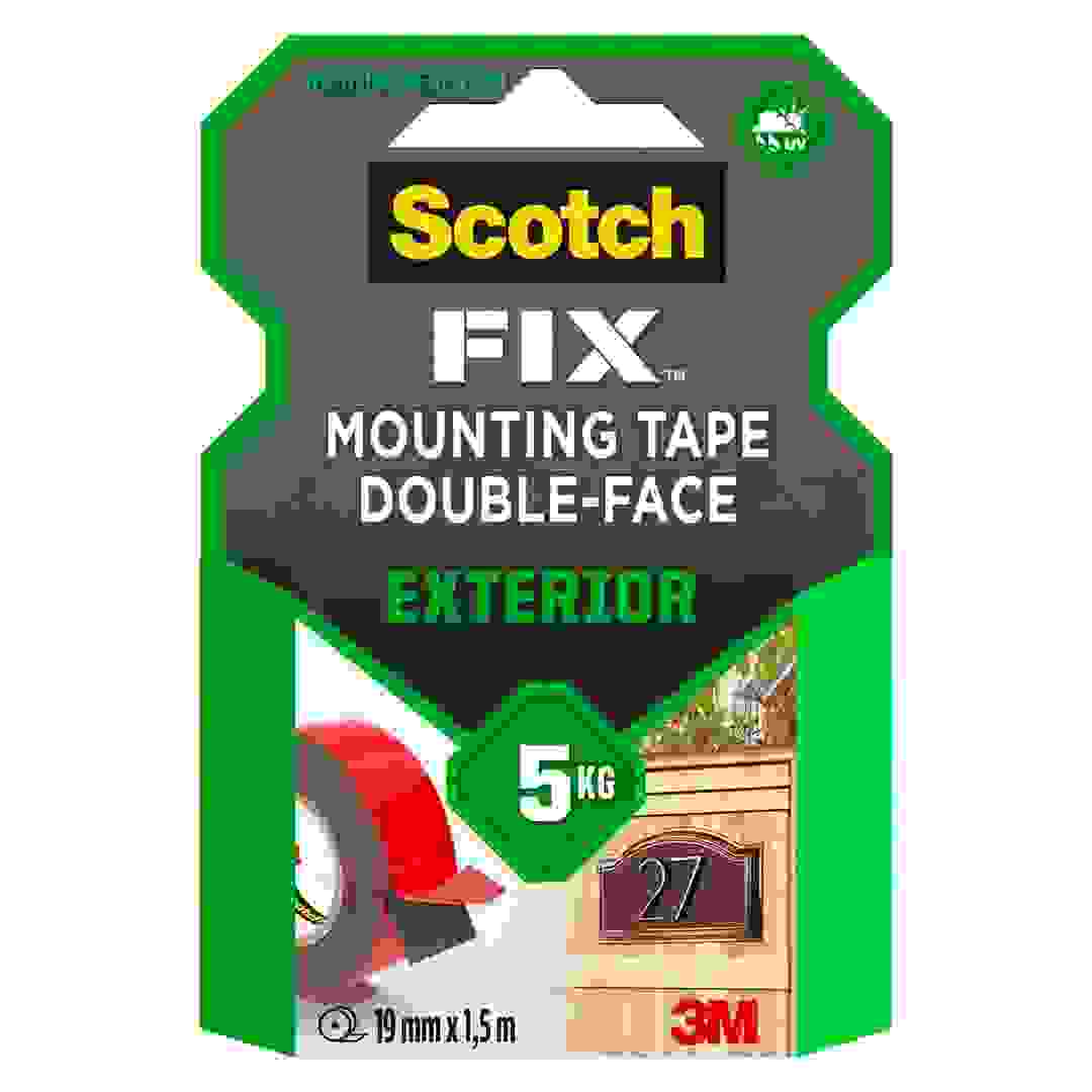 شريط لاصق ذو وجهين خارجي سكوتش فيكس (19 ملم × 1.5 متر)