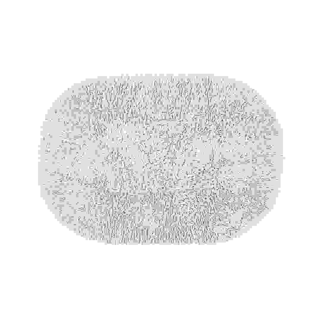 سجادة تروبيل بيضاوية (95 × 150 سم، كريمي)