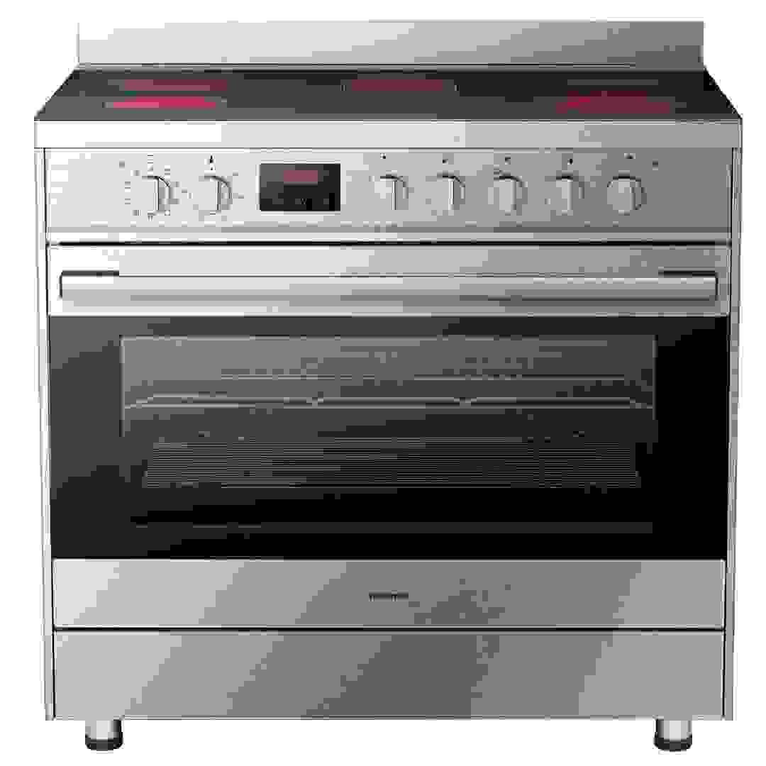 Hisense Freestanding 5-Zone Ceramic Cooker W/Oven, HFEC90545X (80 x 89.7 x 60 cm)