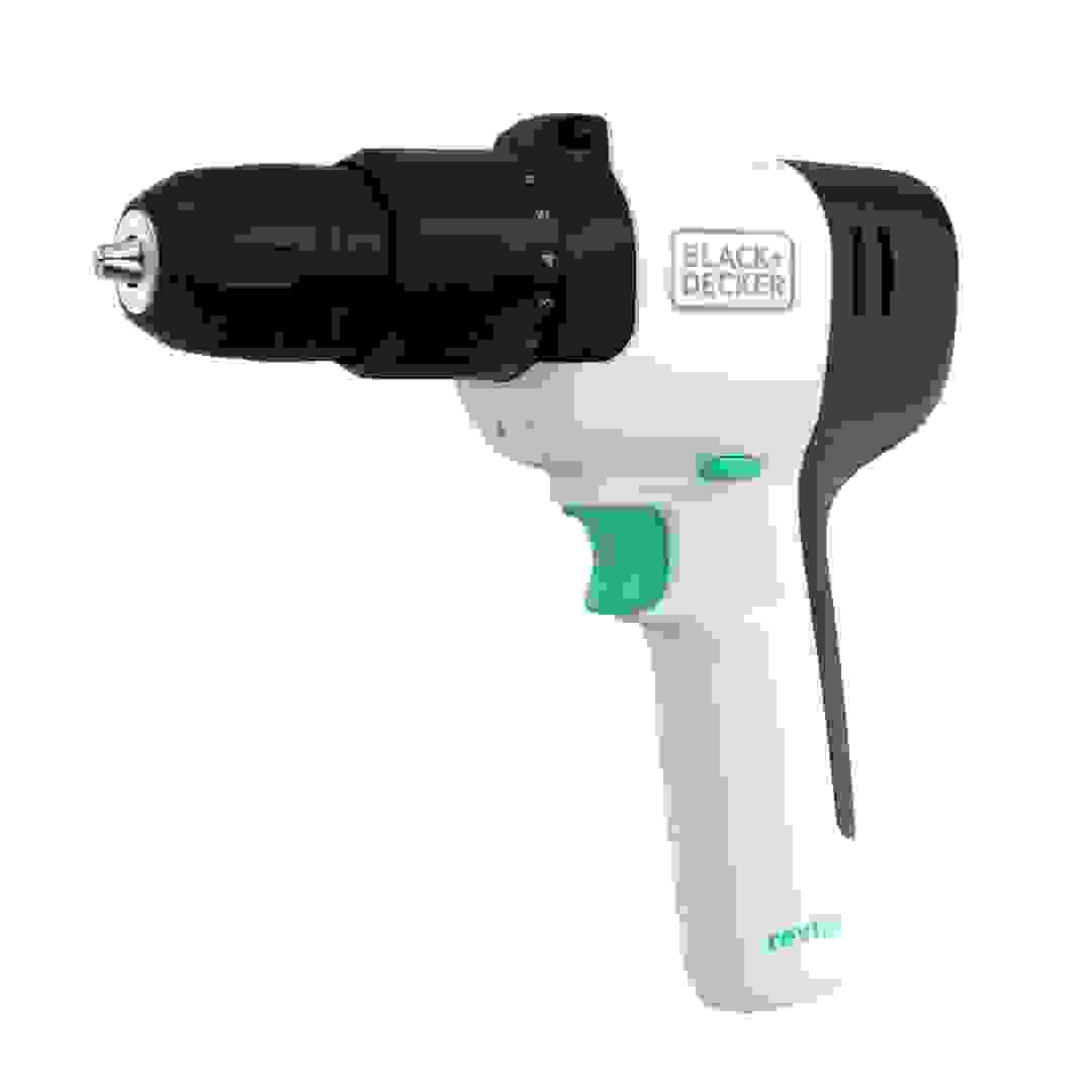 مثقاب مطرقي لاسلكي مع شاحن بلاك آند ديكر ريفيفا REVHD12C-GB (12 فولت)