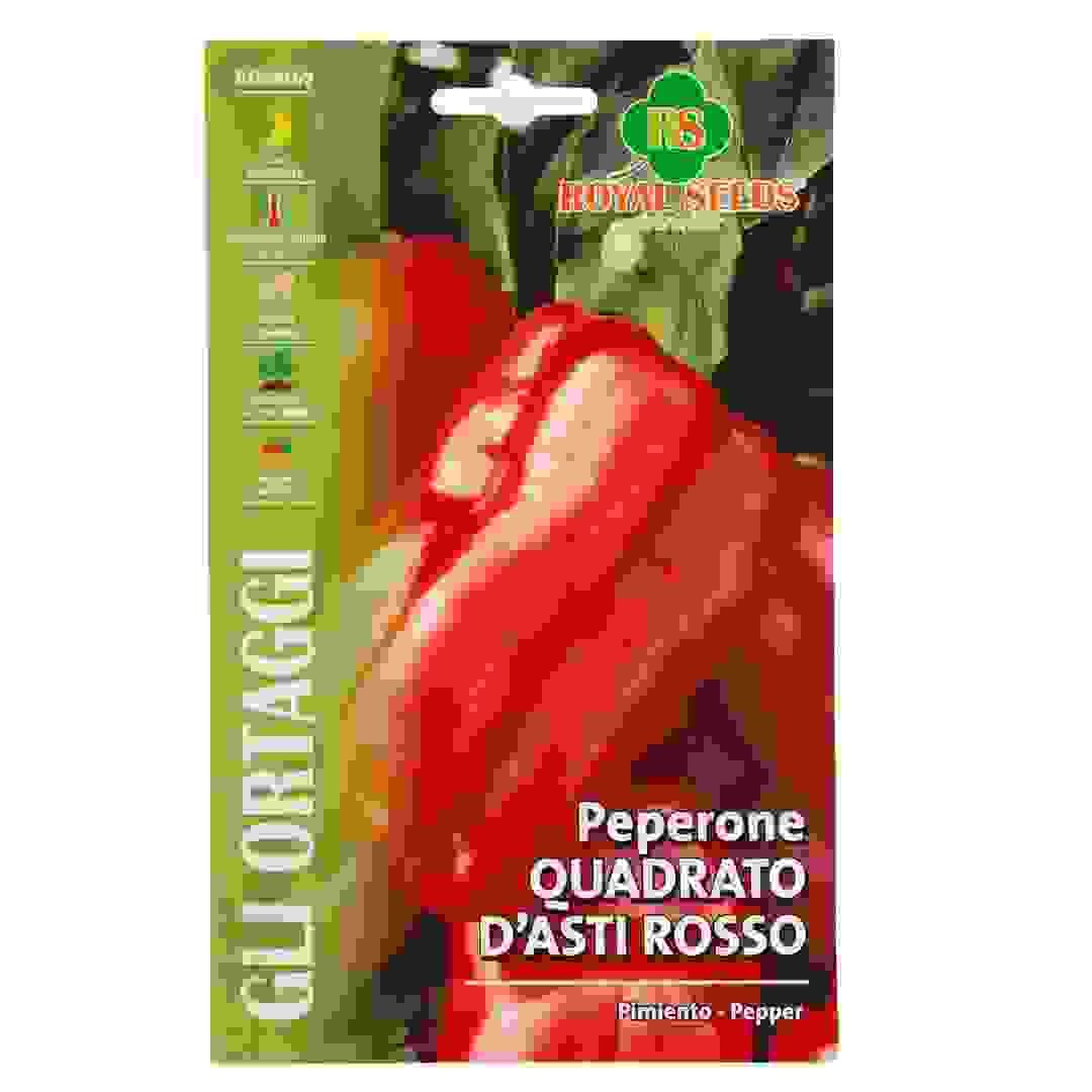 Royal Seeds Quadrato d'Asti Rosso Pepper Seeds