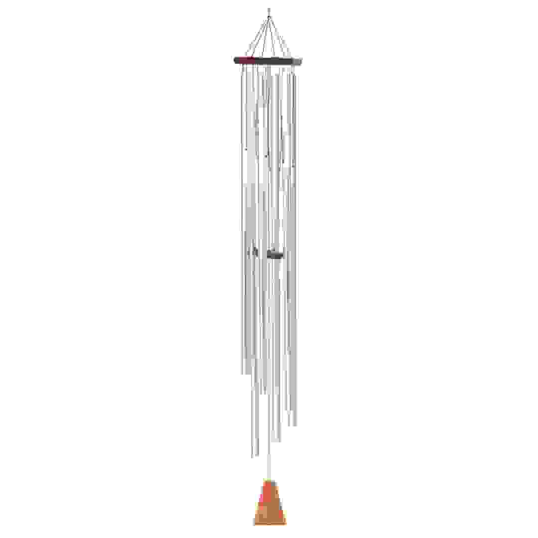 Arias 6 Tubes Wind Chime (58 in, Satin Silver)