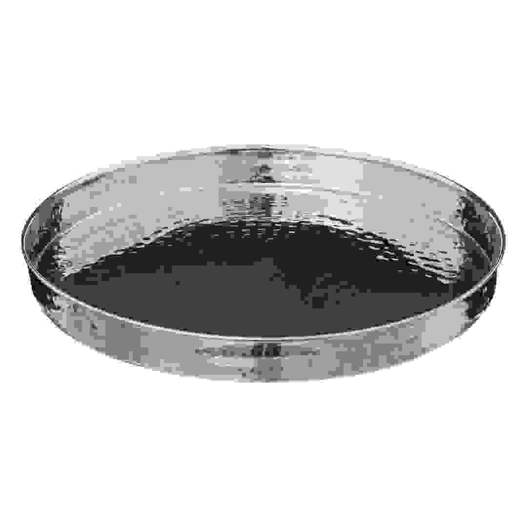 SG Hammered Stainless Steel Tray (35 x 2.5 cm)