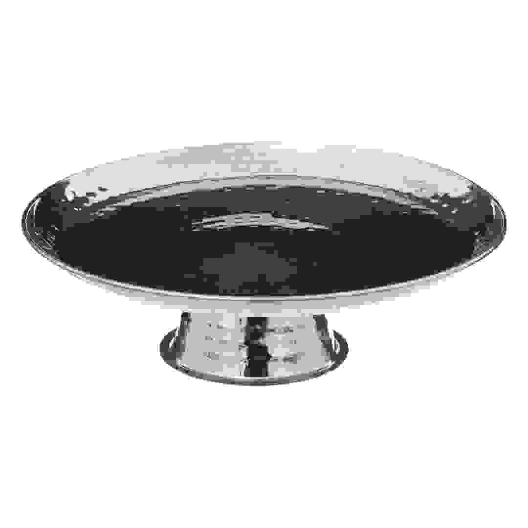 SG Hammered Stainless Cake Stand (26 x 8 cm)