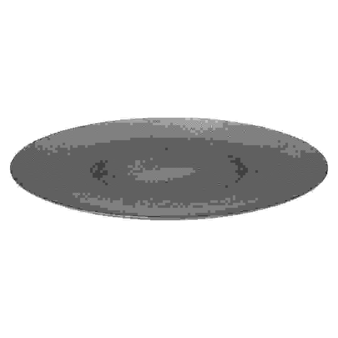 SG Aurore Glass Presentation Plate (33 x 1.5 cm, Gray)