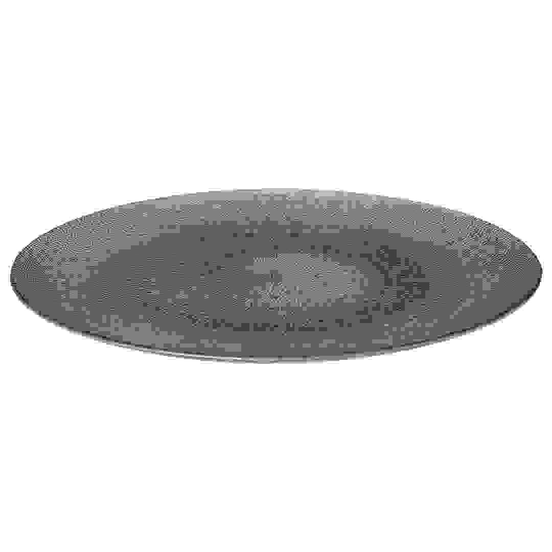 SG Aurore Glass Dinner Plate (28 x 1.4 cm, Gray)