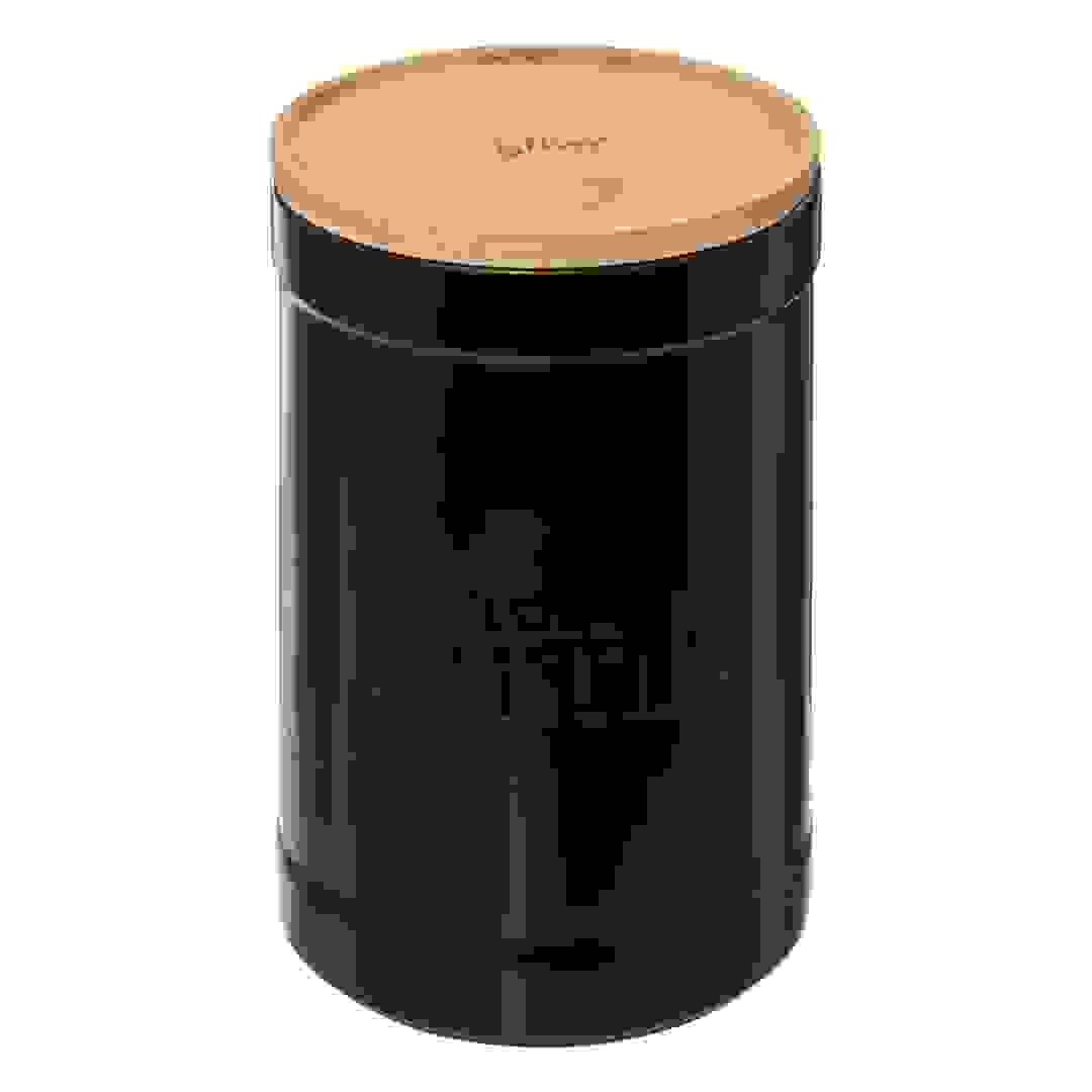 5Five Natureo Stoneware Flour Box (12.2 x 19.5 cm, Black)