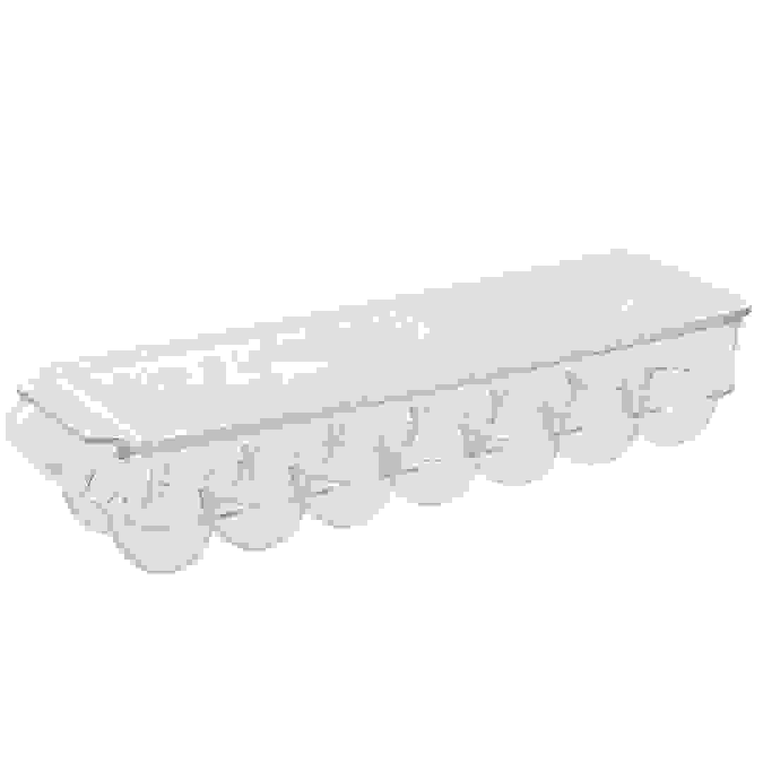 5Five Plastic 14-Slot Egg Storage Box (11 x 37 x 7.5 cm, Clear)