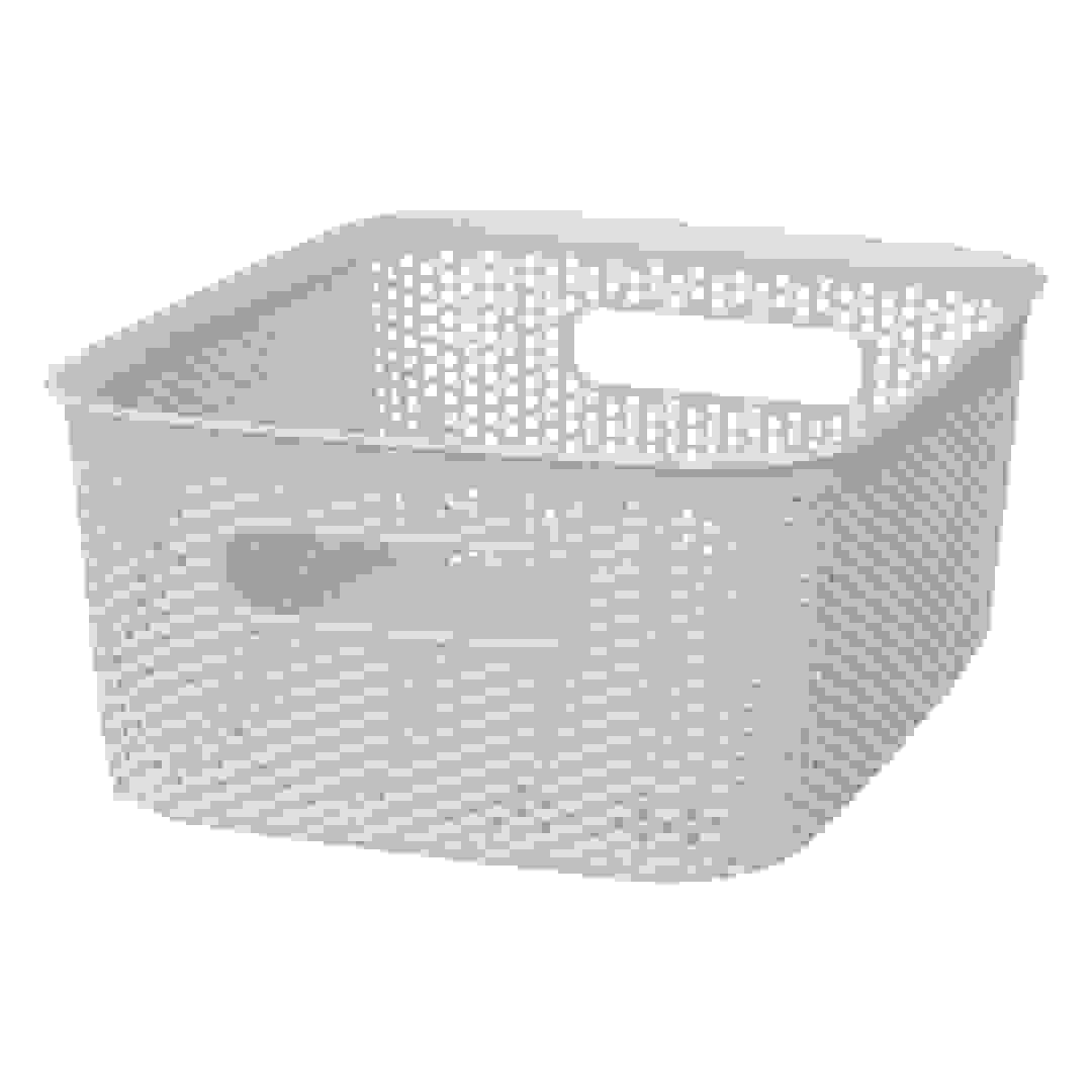 5Five Plastic Storage Basket (4 L, Beige)