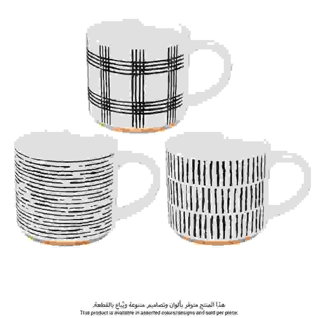 كوب خزف إس جي نيو بون شاينا (تصاميم/ألوان متنوعة، 460 مل)