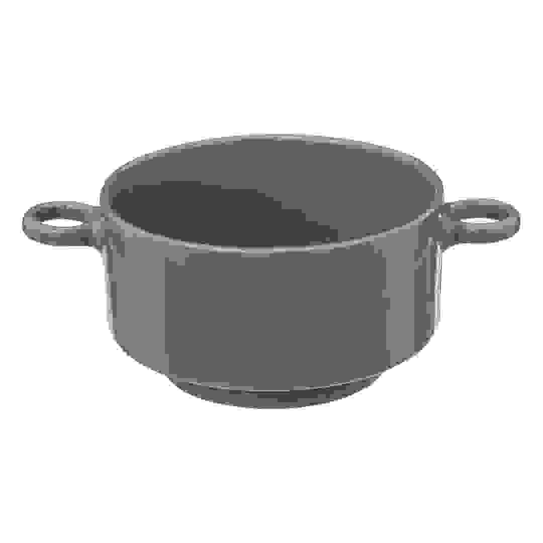 وعاء خزف حجري إس جي ريترو (رمادي، 510 مل)