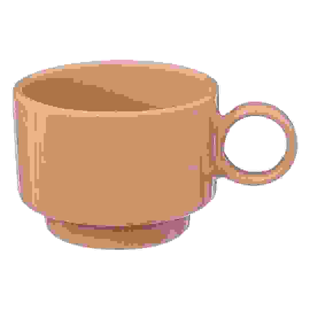 SG Retro Stoneware Coffee Cup Set (4 Pc., 100 ml, Light Pink)