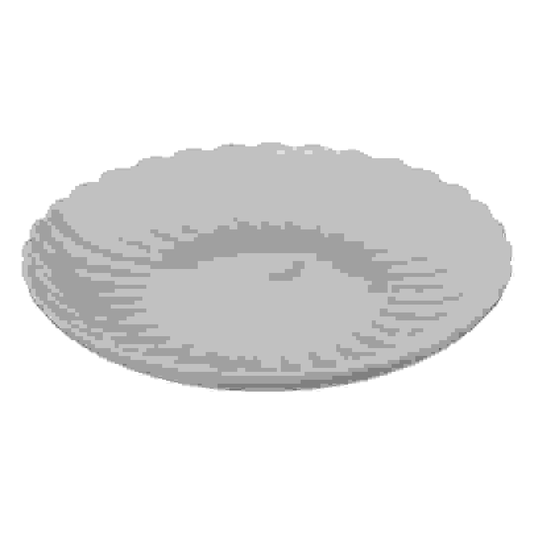 طبق حلويات بورسلين إس جي رومي (أبيض، 20.3 × 2.4 سم)