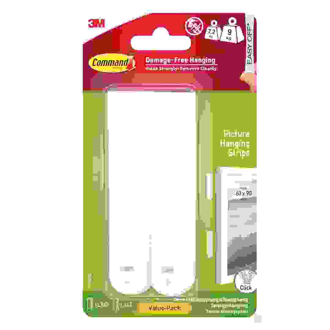 3M Command Picture Hanging Strips (12 Pairs, White)