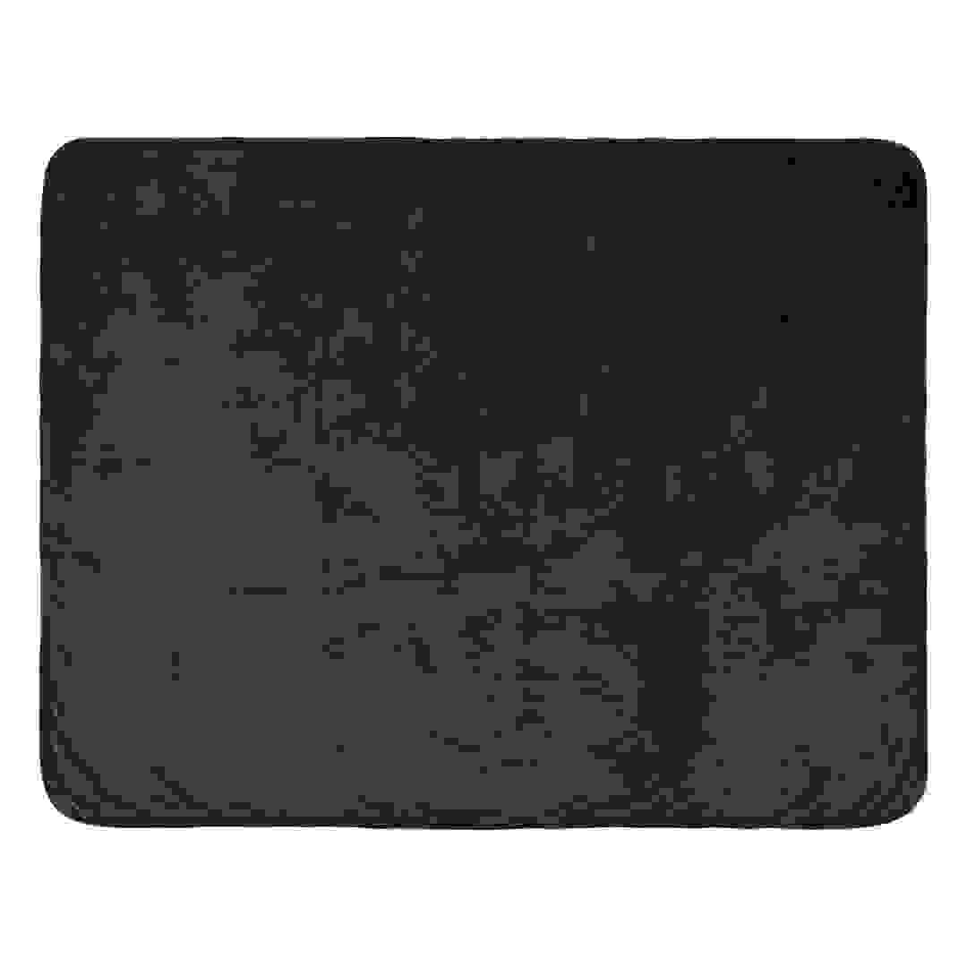 Atmosphera Polyester Blanket (125 x 1 x 150 cm, Green)