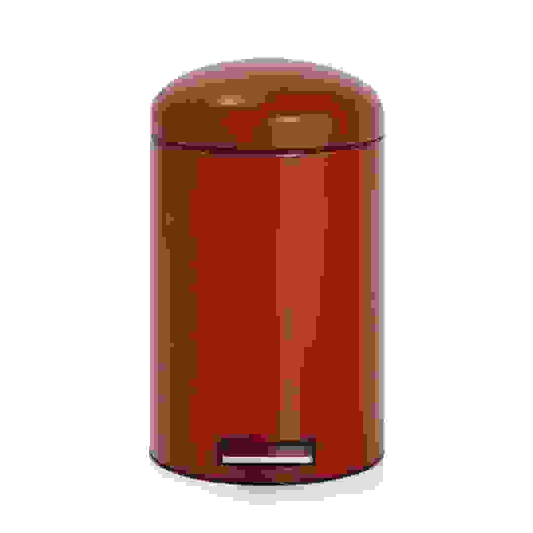Brabantia Retro Pedal Bin (12 L, Deep Red)