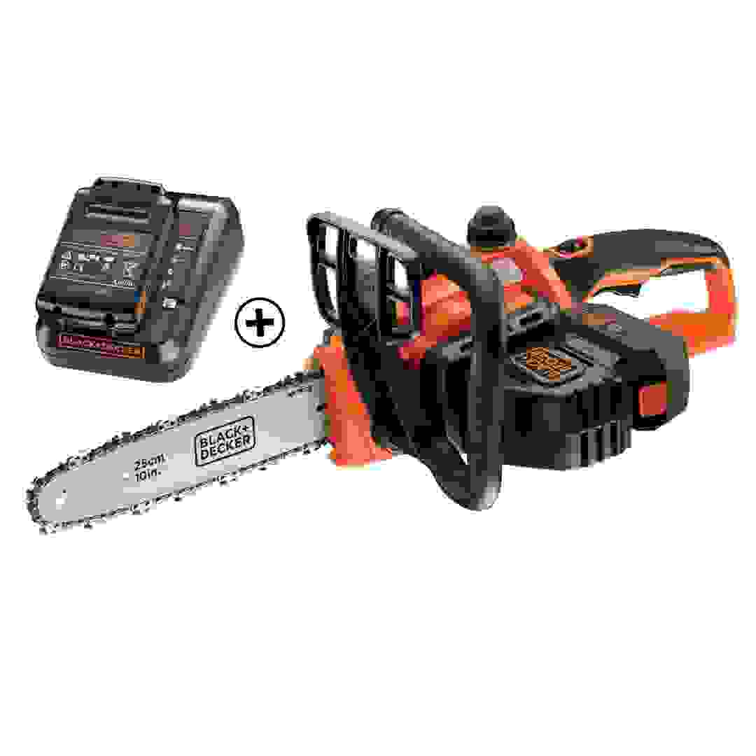 Black+Decker Cordless Chainsaw W/Battery & Charger, GKC1825MEA1-GB (18 V)