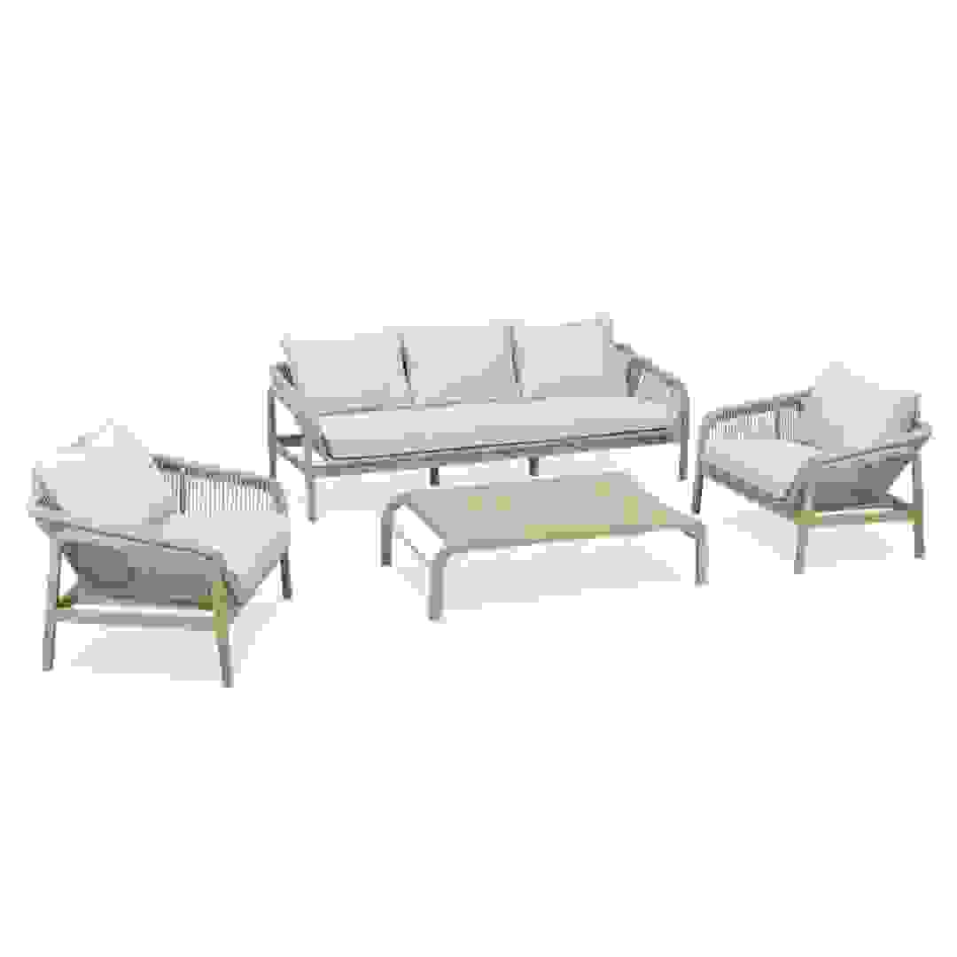 Cameo 5-Seater Acacia Wood & Rope Outdoor Sofa Set
