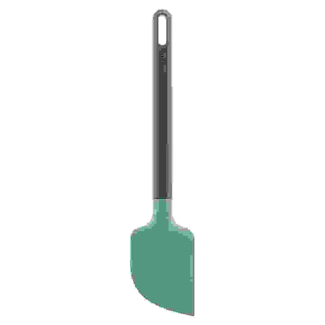 ملعقة مسطحة سيليكون ليكوي (6 × 1.3 × 28.5 سم، أخضر)