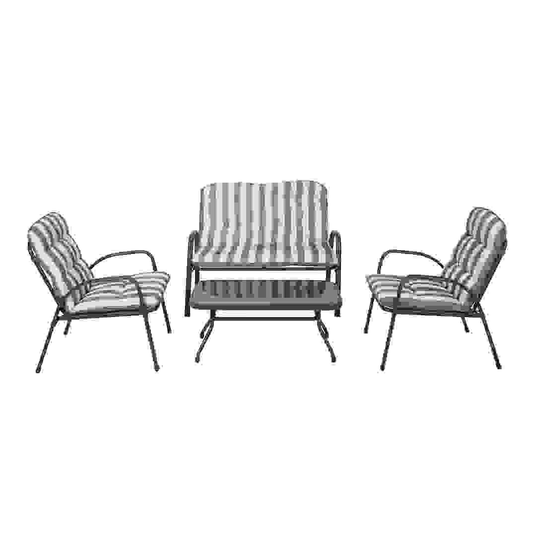 Colorado Metal 4-Seater Coffee Set