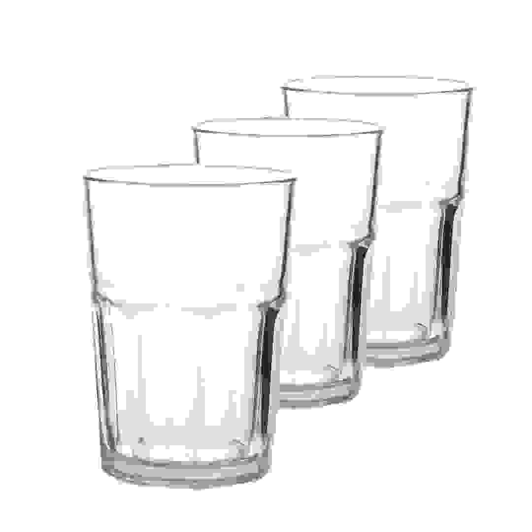 طقم أكواب زجاجية لومينارك تف (400 مل، 3 قطع)