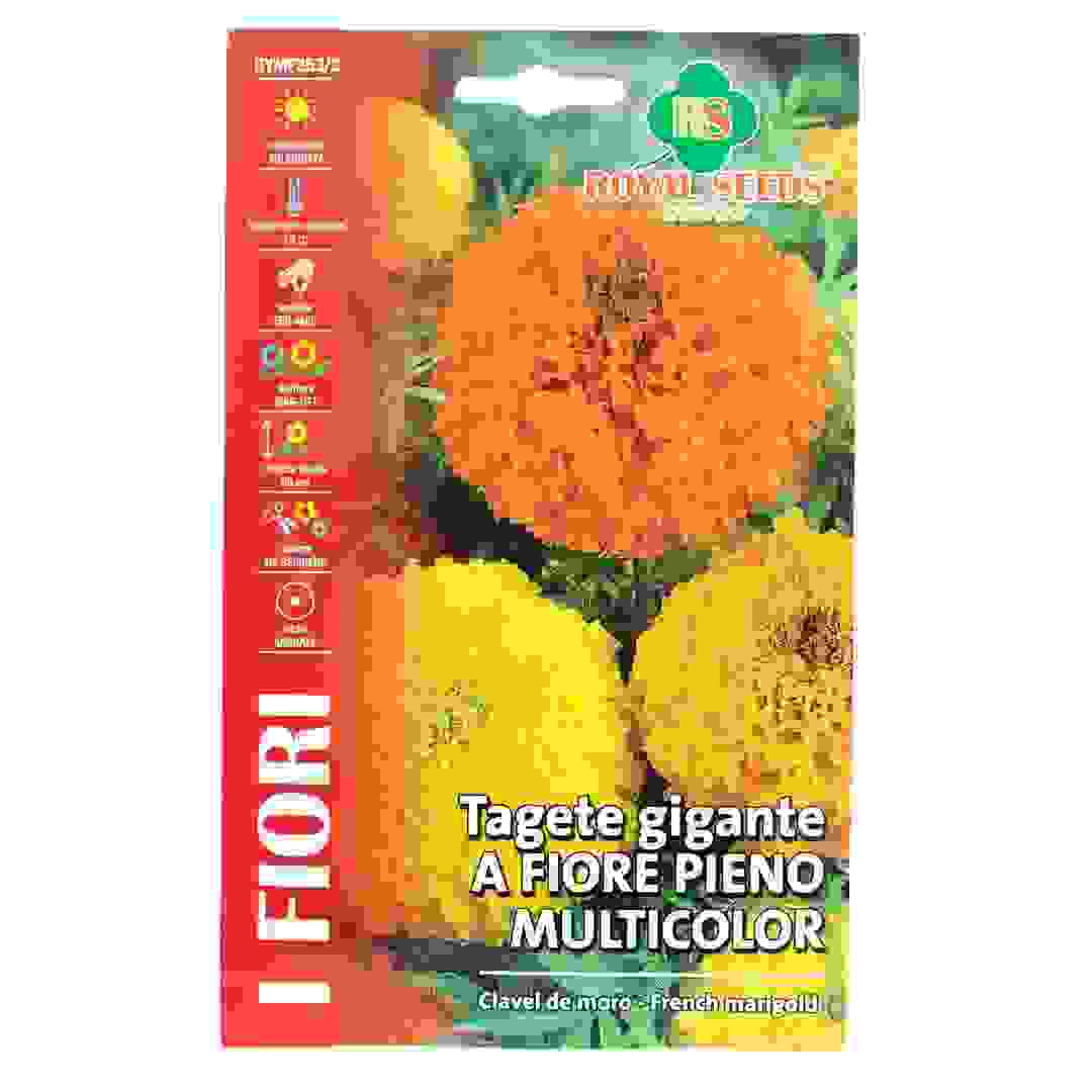 عبوة بذور قطيفة ماريجولد كبيرة الزهرة متعددة الألوان رويال سيدز (1.5 جرام)
