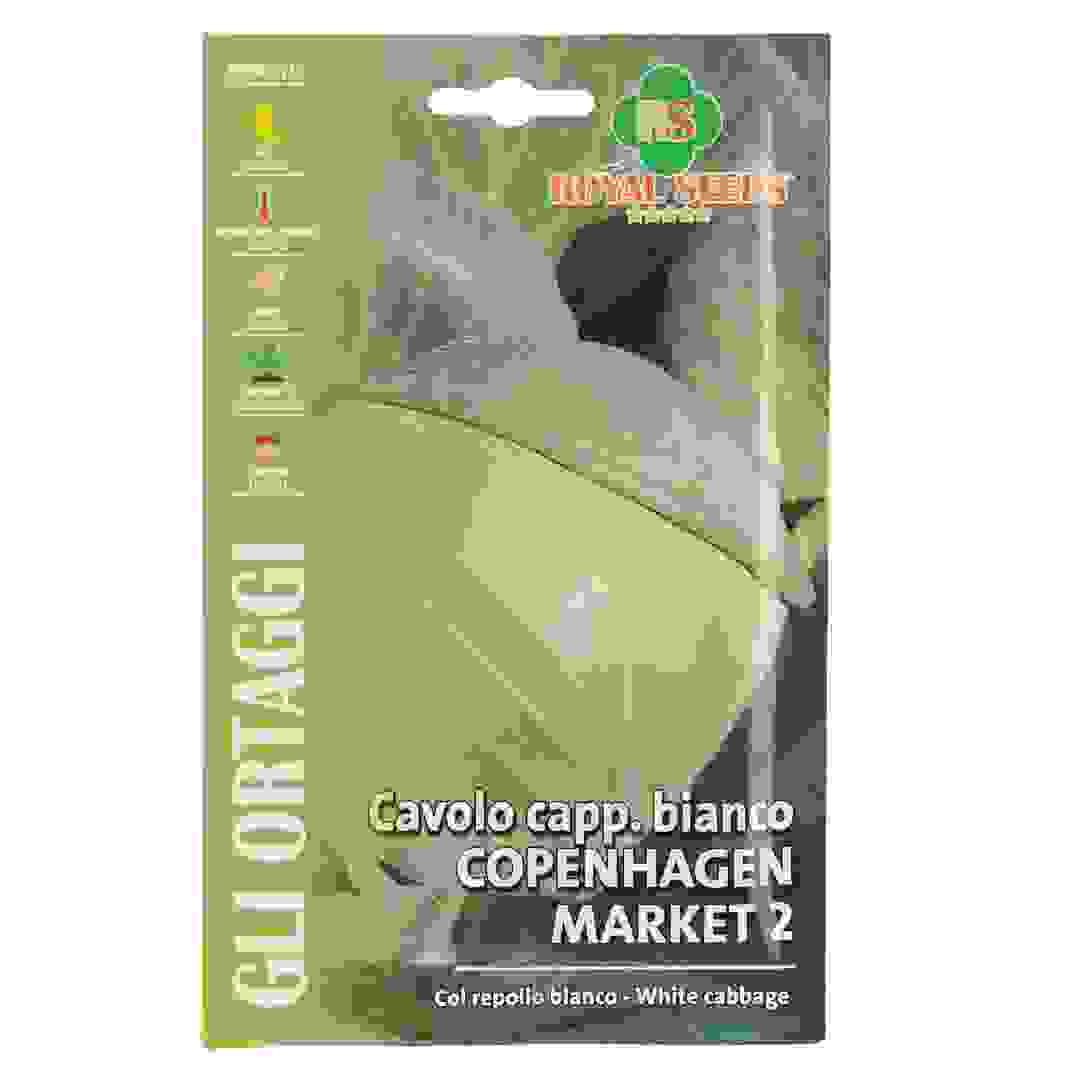 Royal Seeds Copenhagen Market 2 White Cabbage Seed Pack (8 g)