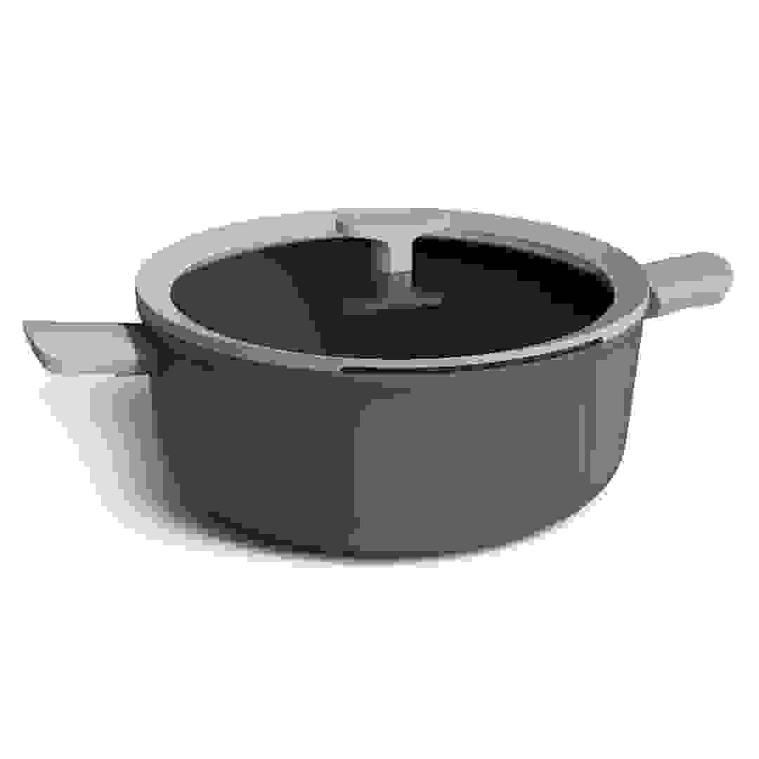 قدر ألمنيوم بغطاء بيرغوف ليو شادو (28 سم)