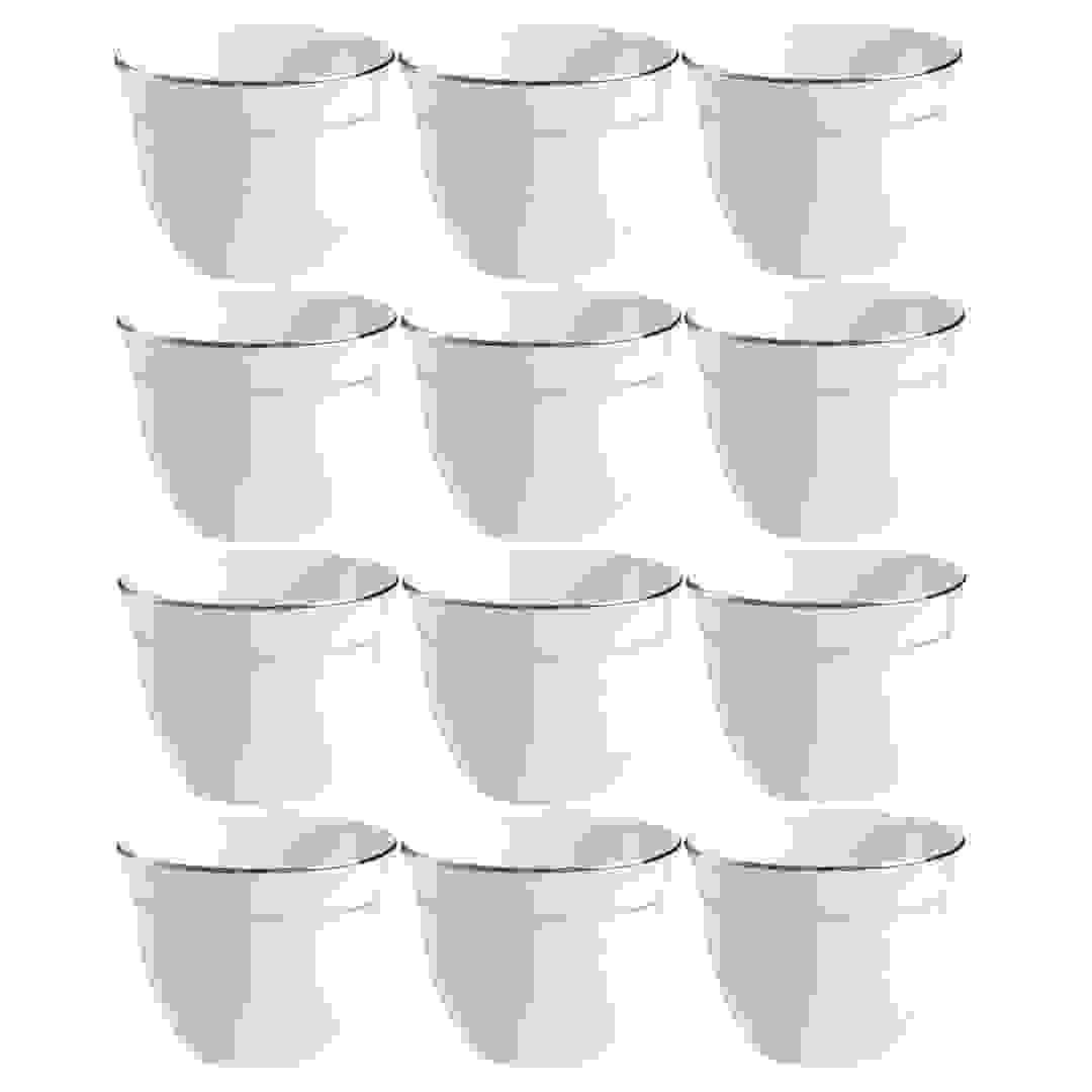 Orchid GGK Ceramic Cawa Cup Set (12 Pc.)