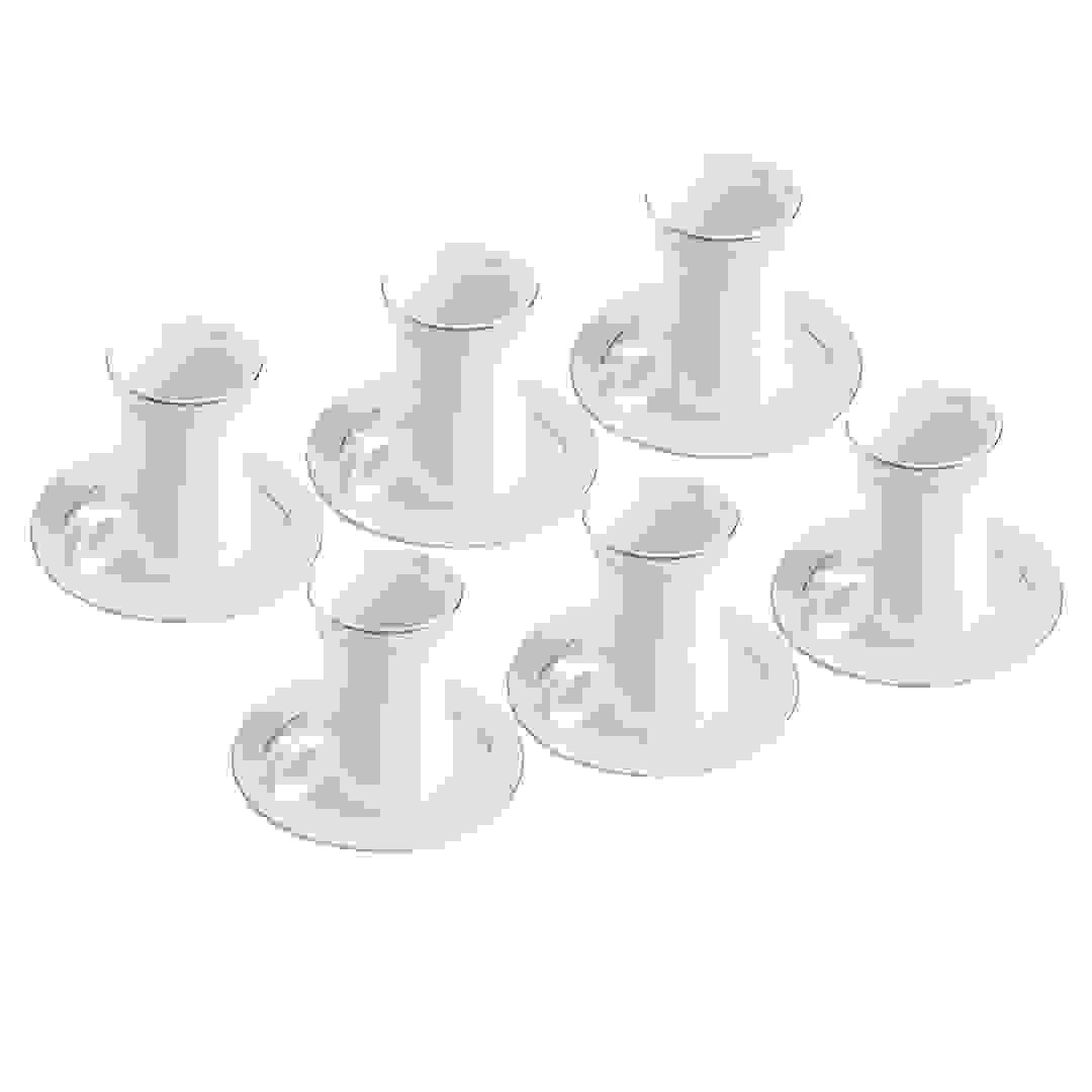 Orchid GGK Ceramic Istikan Cup & Saucer Set (12 Pc.)