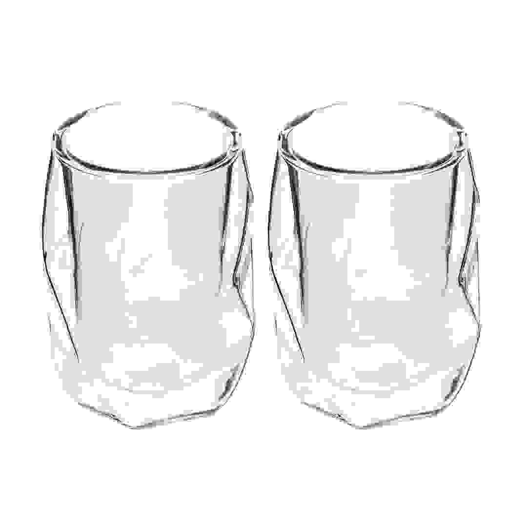 Neoflam Double Wall Borosilicate Glass Coffee Cup Set (2 Pc., 90 ml)