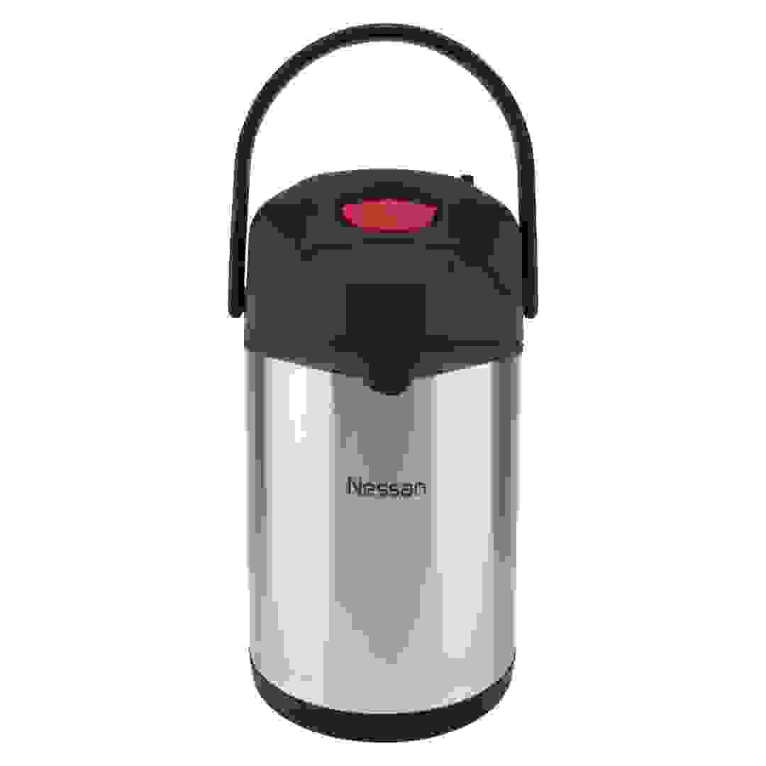 Nessan Stainless Steel Pump Flask (2.5 L)