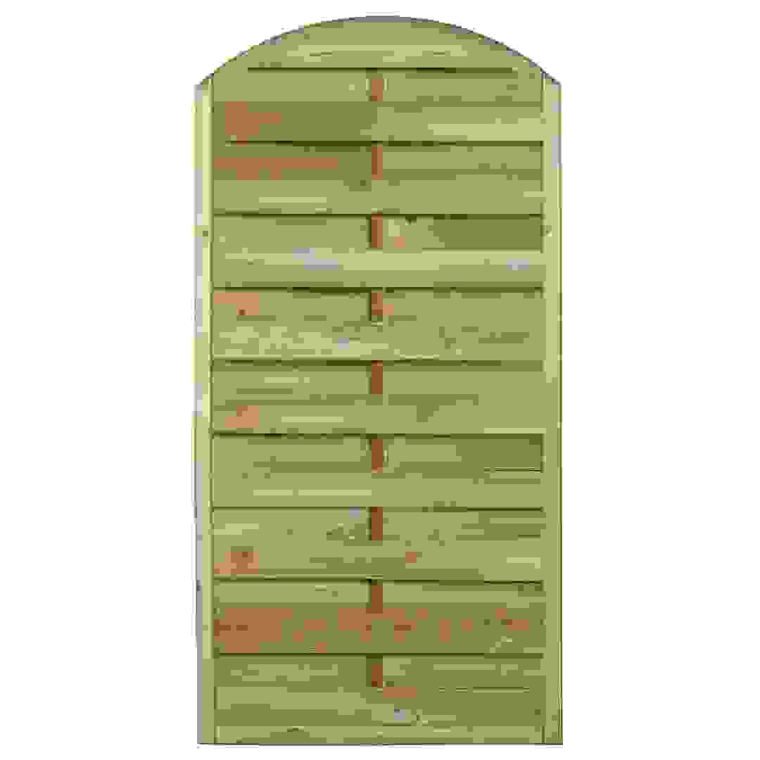 Lucas Arched Wood Fence Panel (90 x 180 cm)