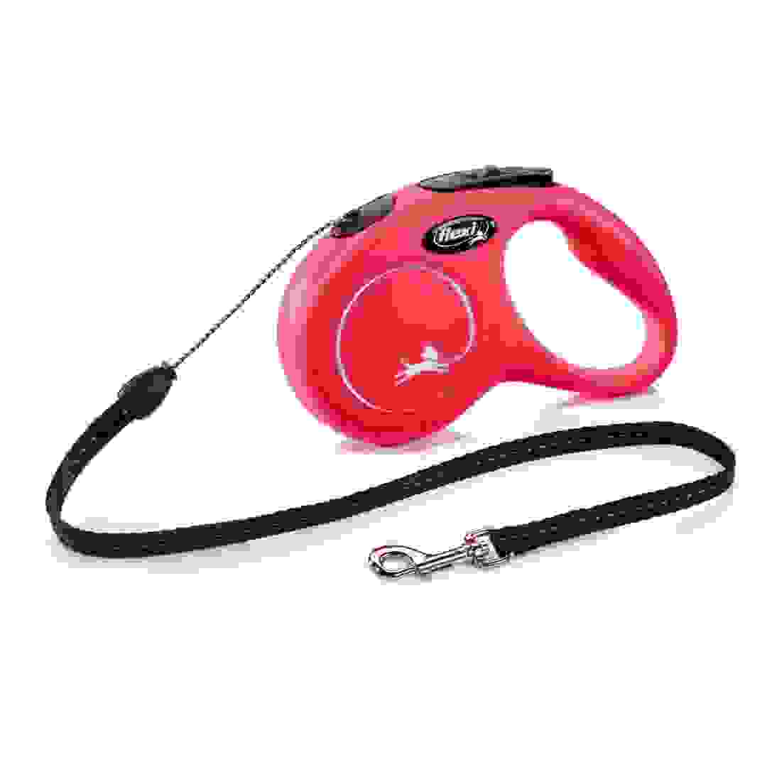 Flexi New Classic Small Retractable Leash (5 m, Red)