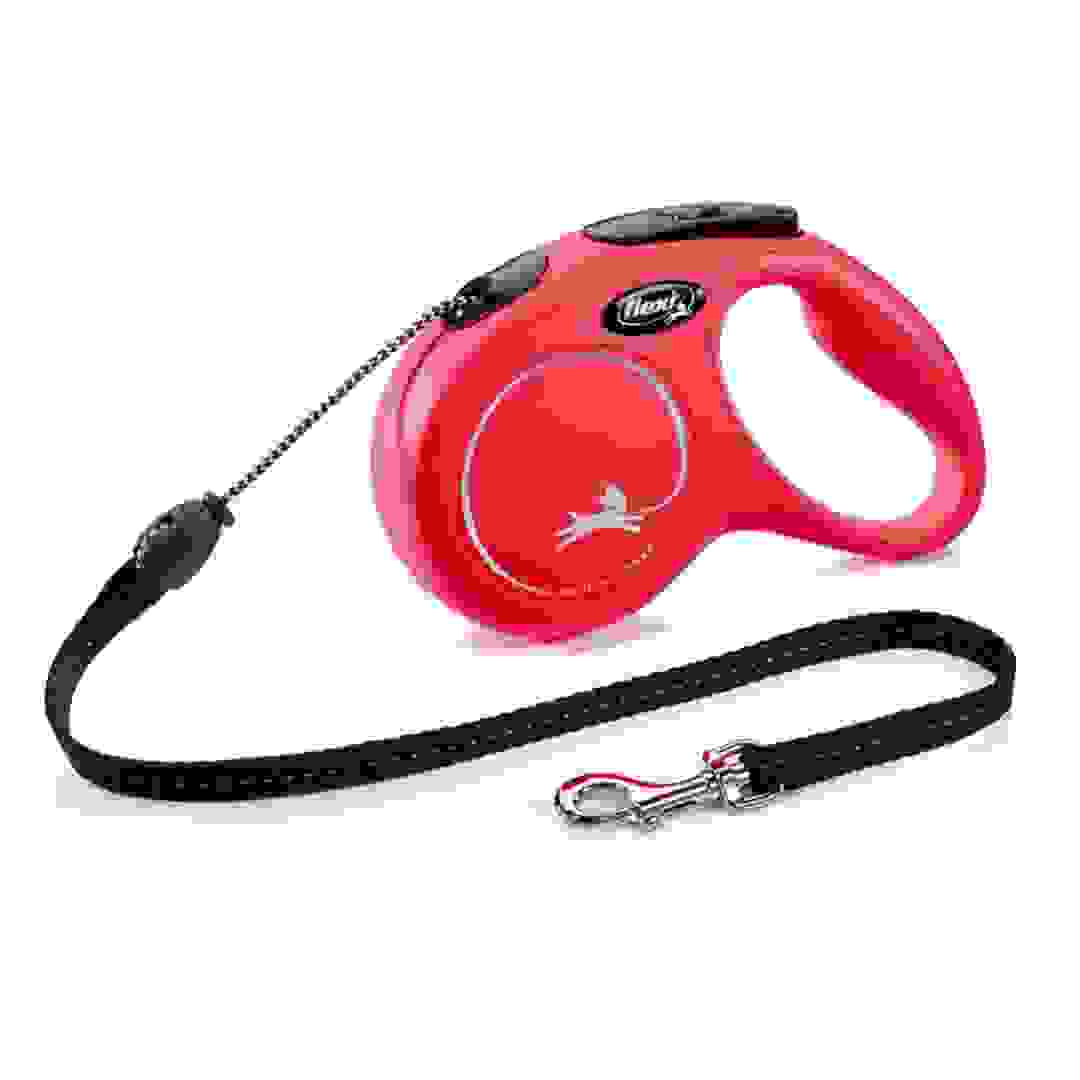 Flexi New Classic Medium Retractable Leash (5 m, Red)