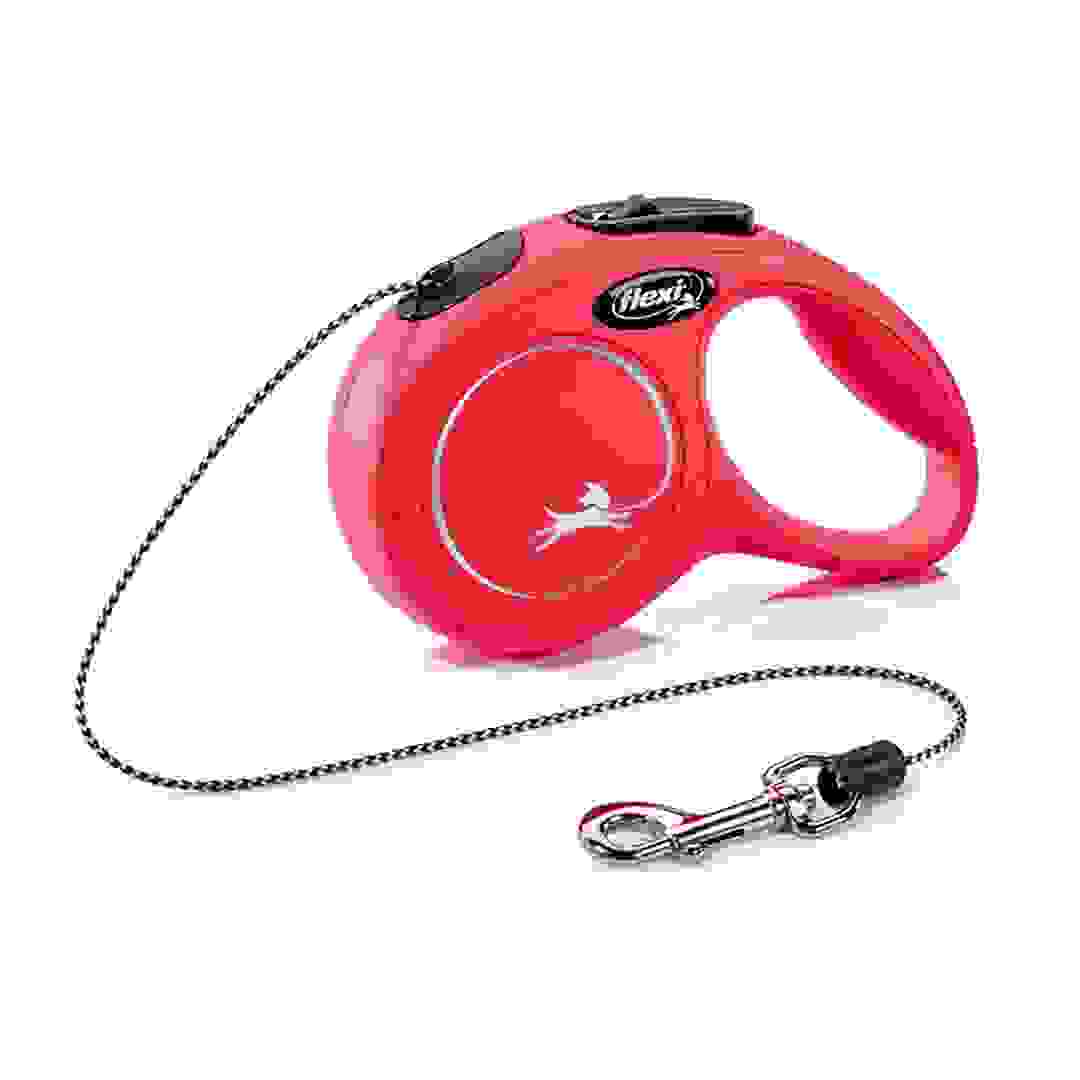 Flexi New Classic XS Retractable Cat Leash (3 m, Red)