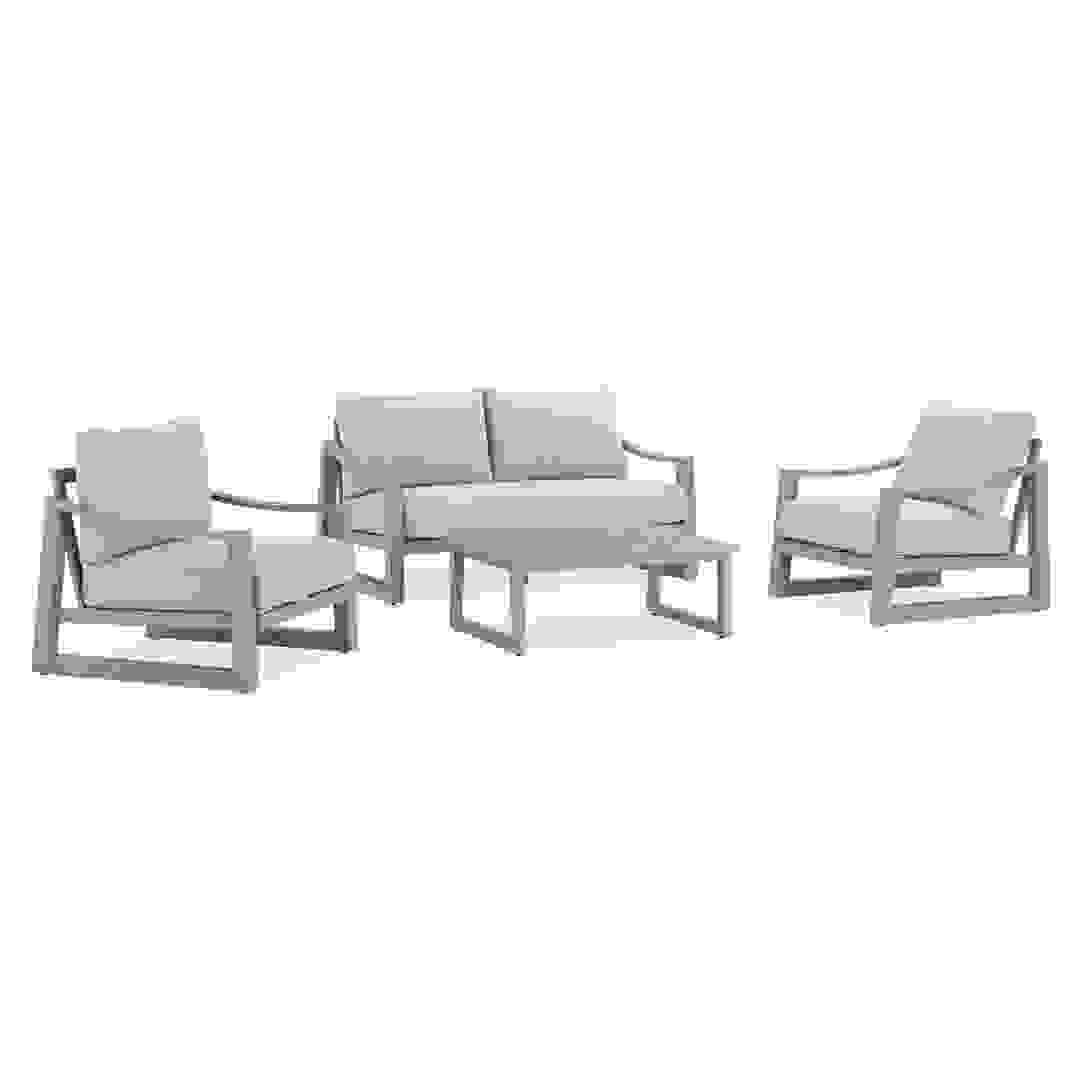 Cuba Aluminum 4-Seater Outdoor Sofa Set