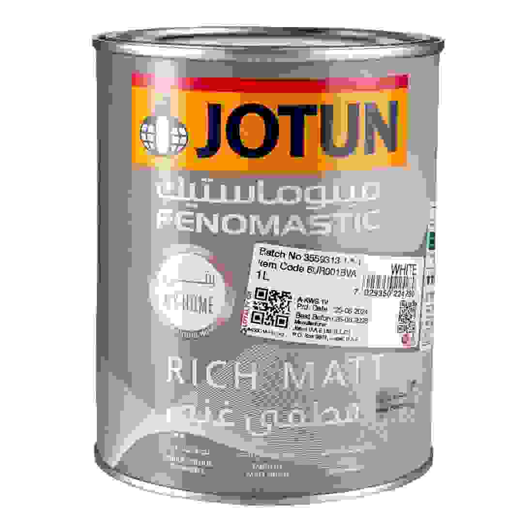 دهان داخلي مطفي غني جوتن فينوماستيك بيتي (أبيض، 1 لتر)