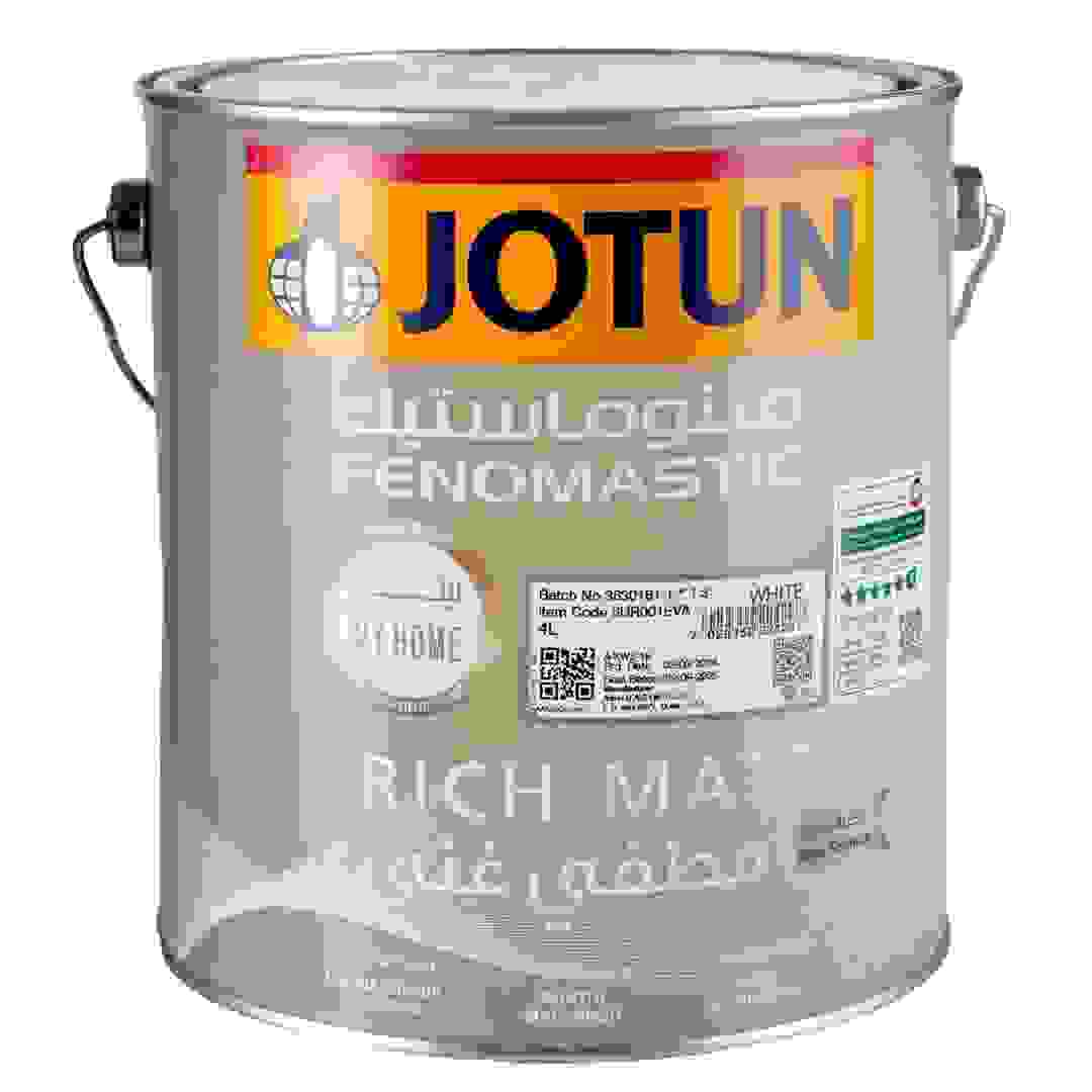 دهان داخلي مطفي غني جوتن فينوماستيك بيتي (أبيض، 4 لتر)