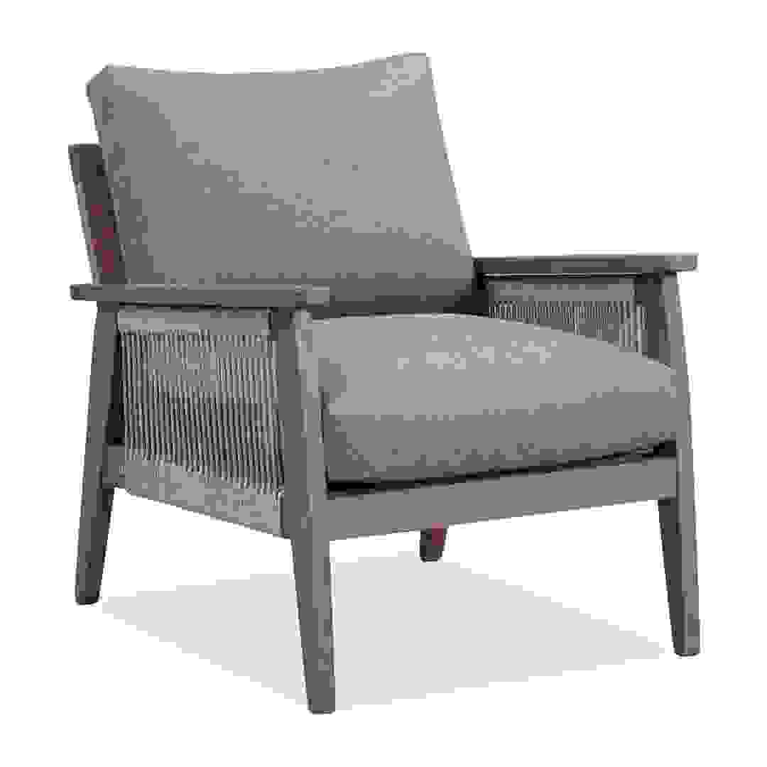 Baltimore Acacia Wood 1-Seater Outdoor Sofa W/Cushion (72 x 83 x73 cm)