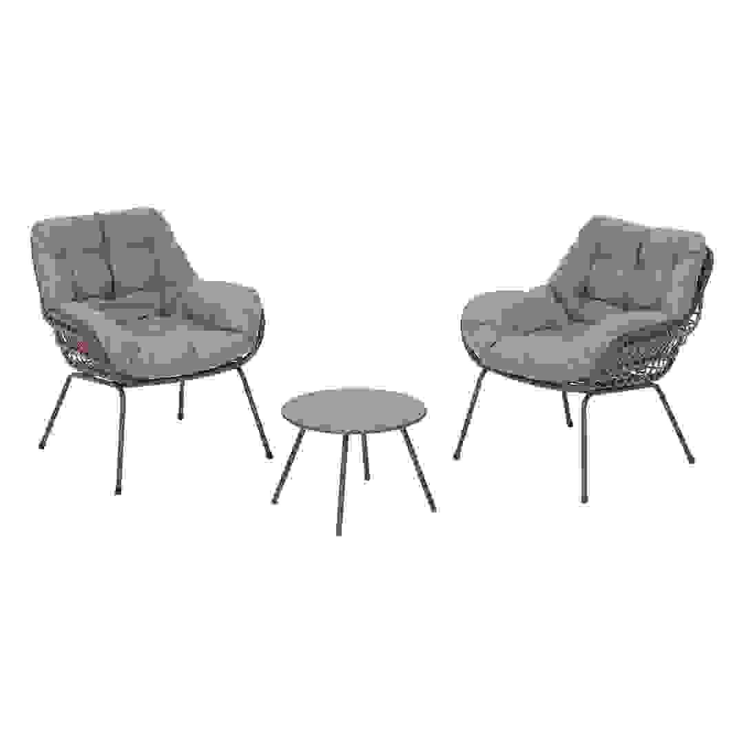 مجموعة أثاث فولاذ ورتان بمقعدين هيسبيريد باوباو