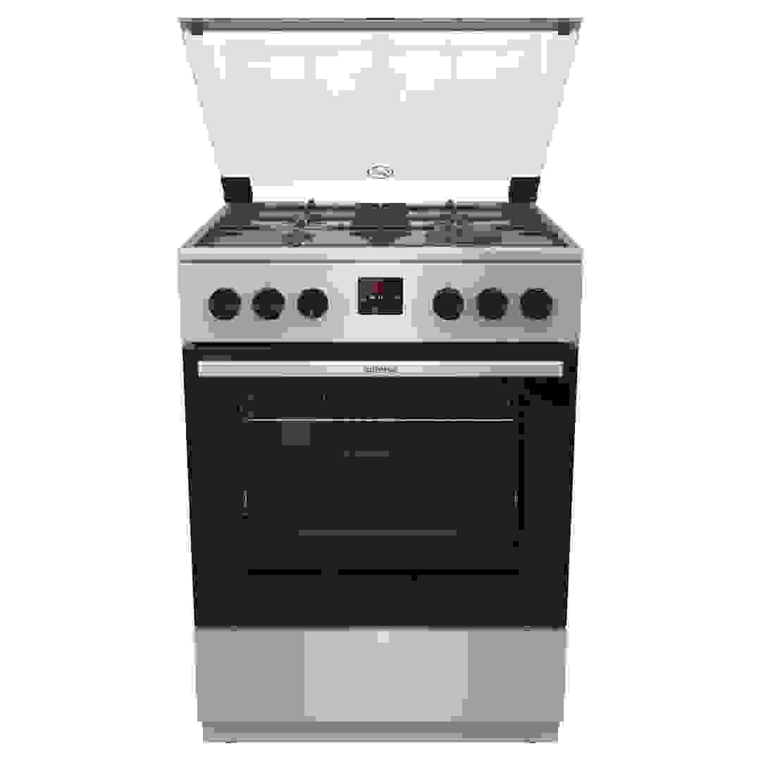 Gorenje Freestanding 4-Burner Gas Cooker W/Oven, GGI6C21XA (60 × 85 × 60 cm, 64 L)
